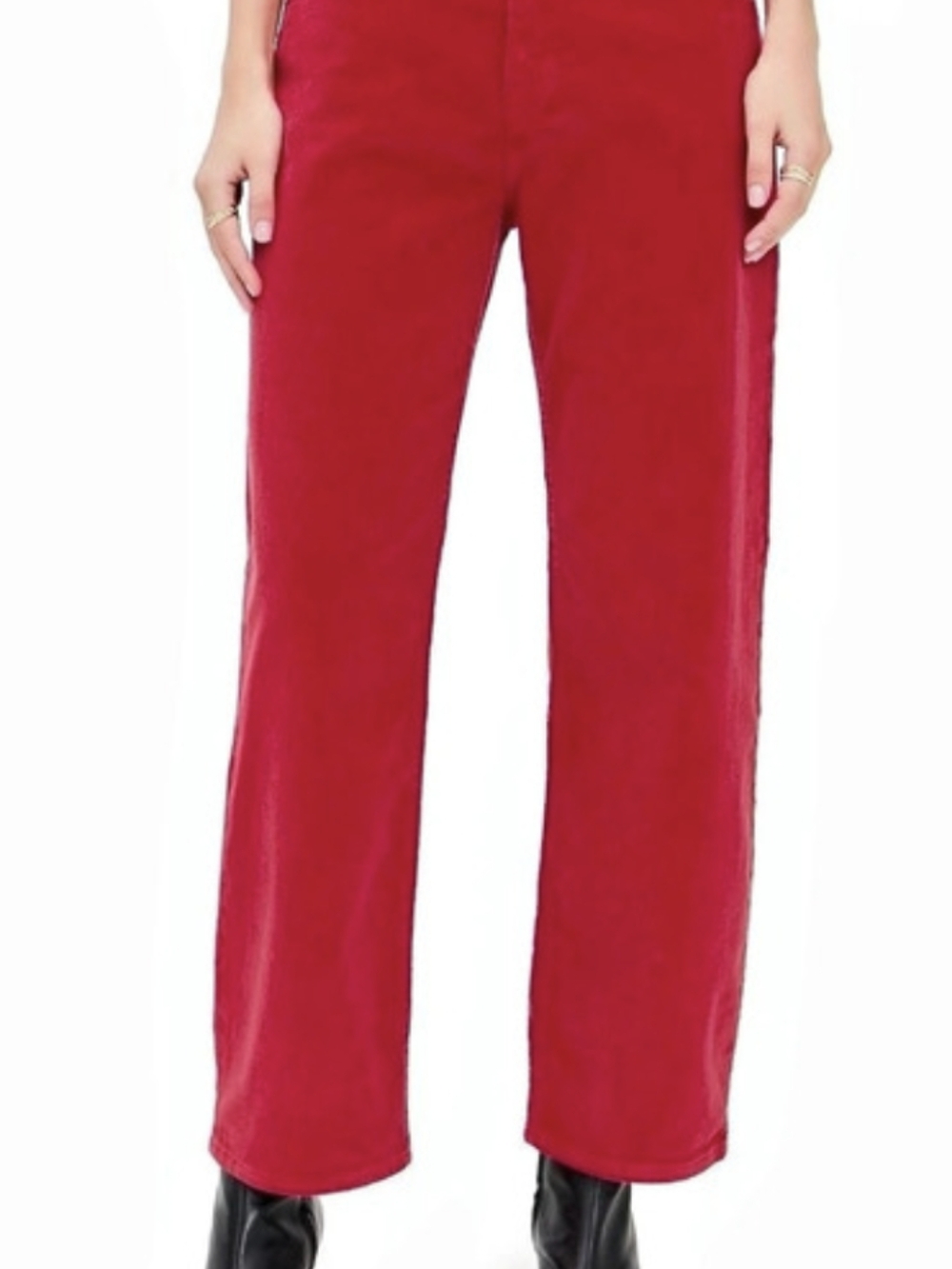 Reformation Eden in Red Waist 24 NWT